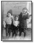 Bob, William and Tom Thorson, about 1920